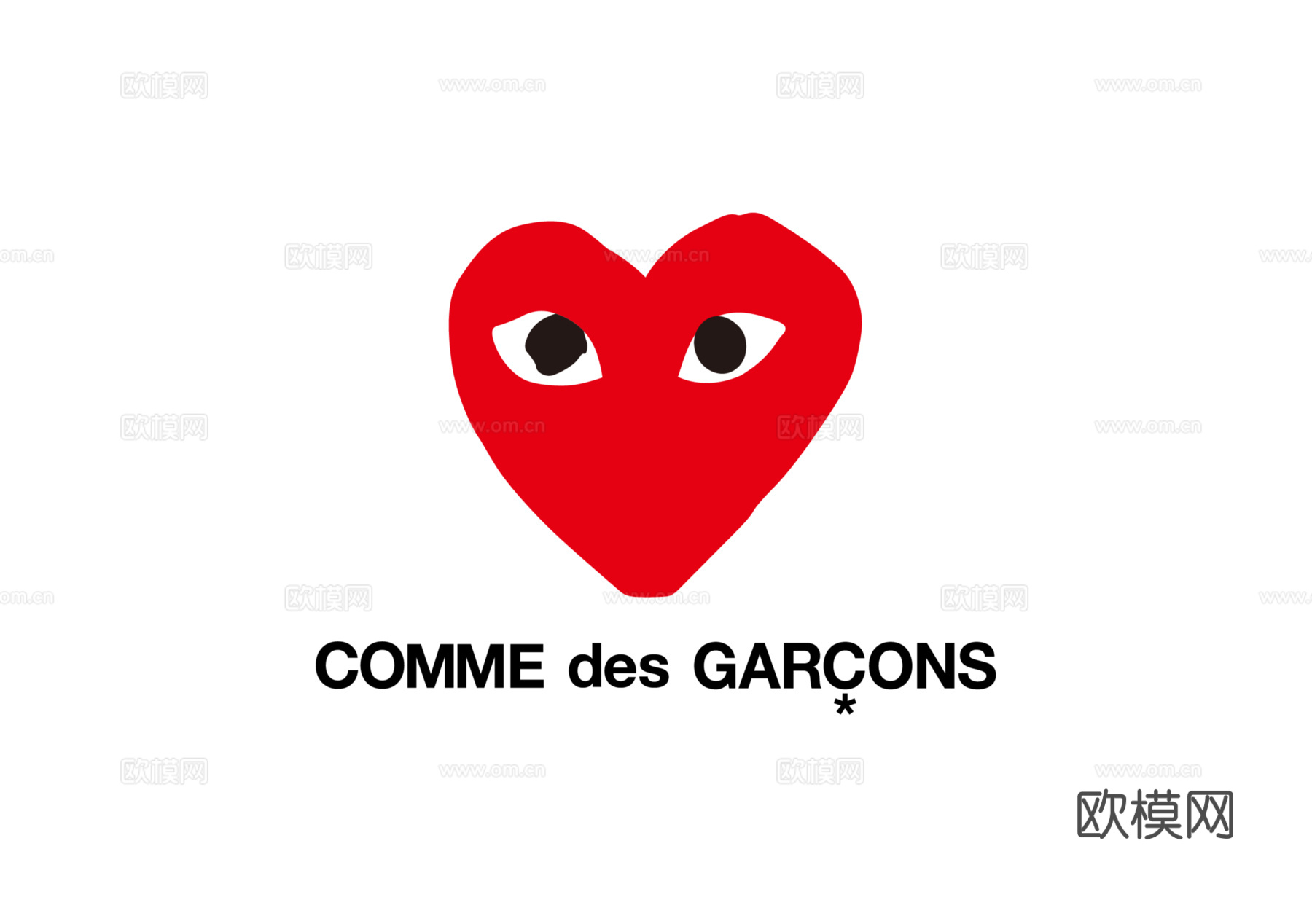 Comme des Garcons-23，时尚大牌LOGO-