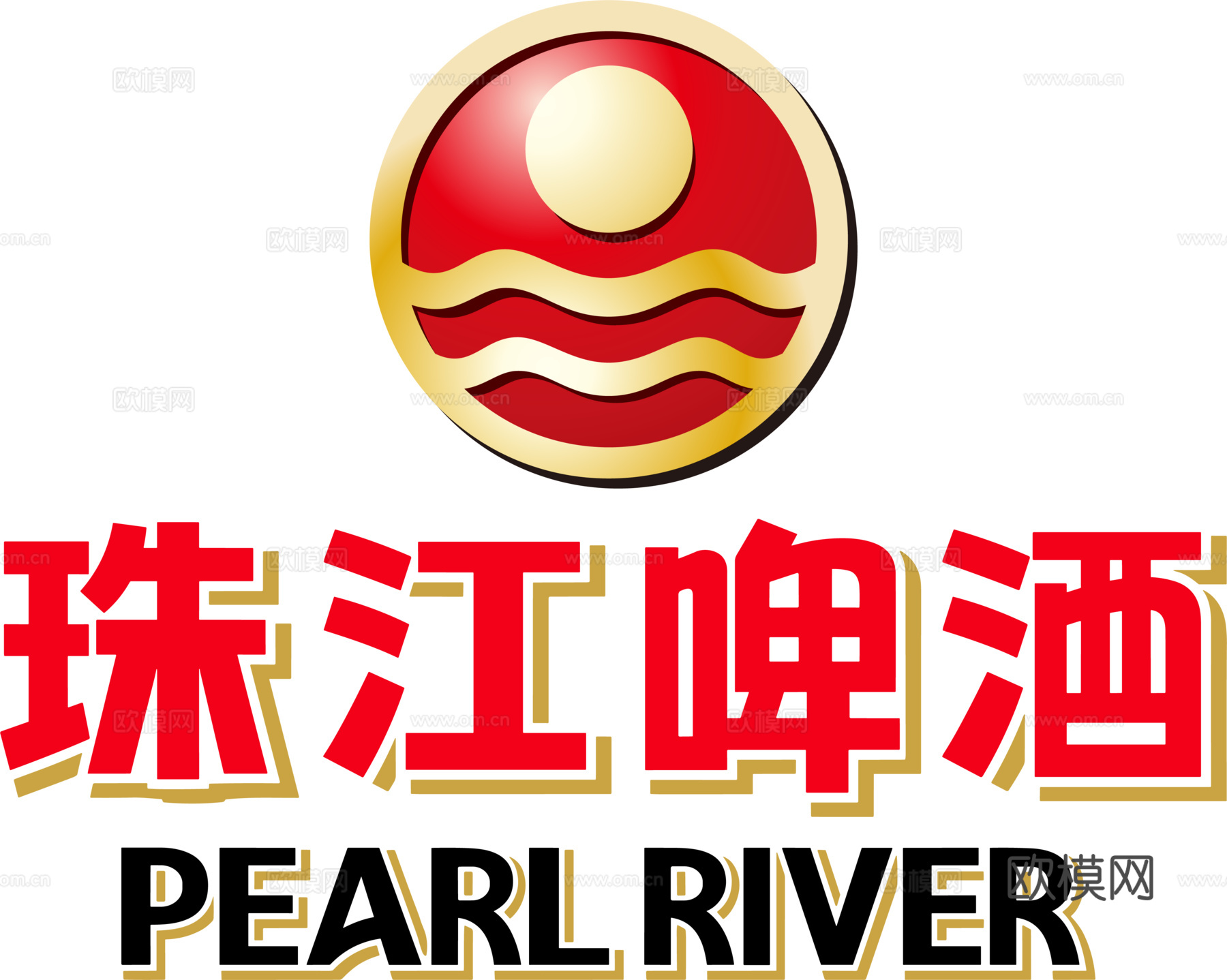 珠江啤酒，啤酒品牌logo