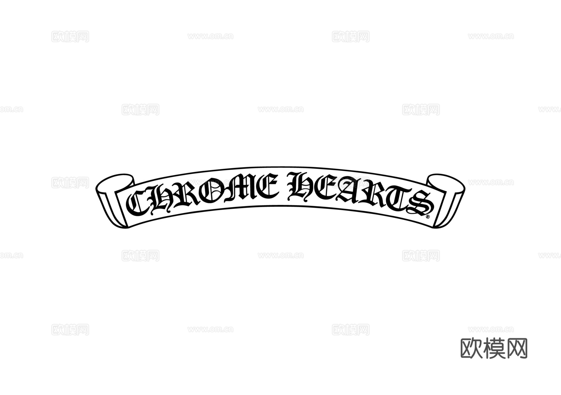 Chromehearts克罗心-25，时尚大牌LOGO-奢侈