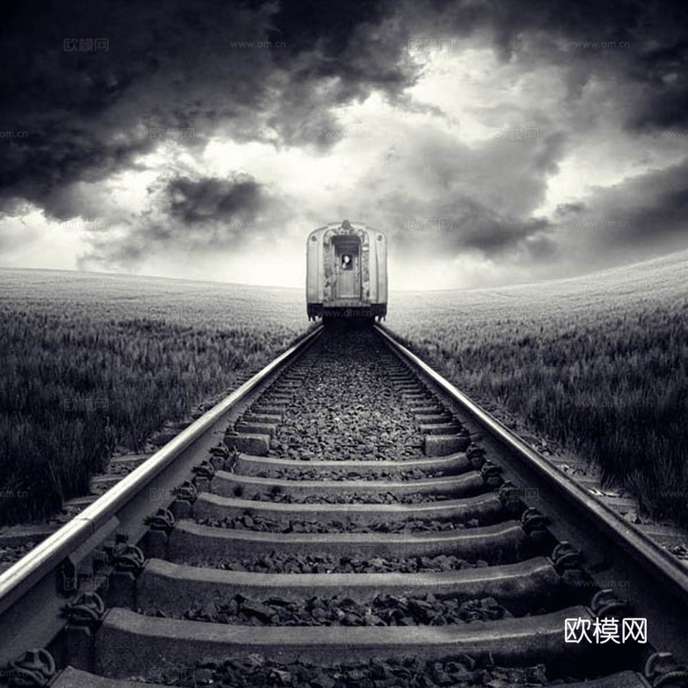 黑白摄影装饰画