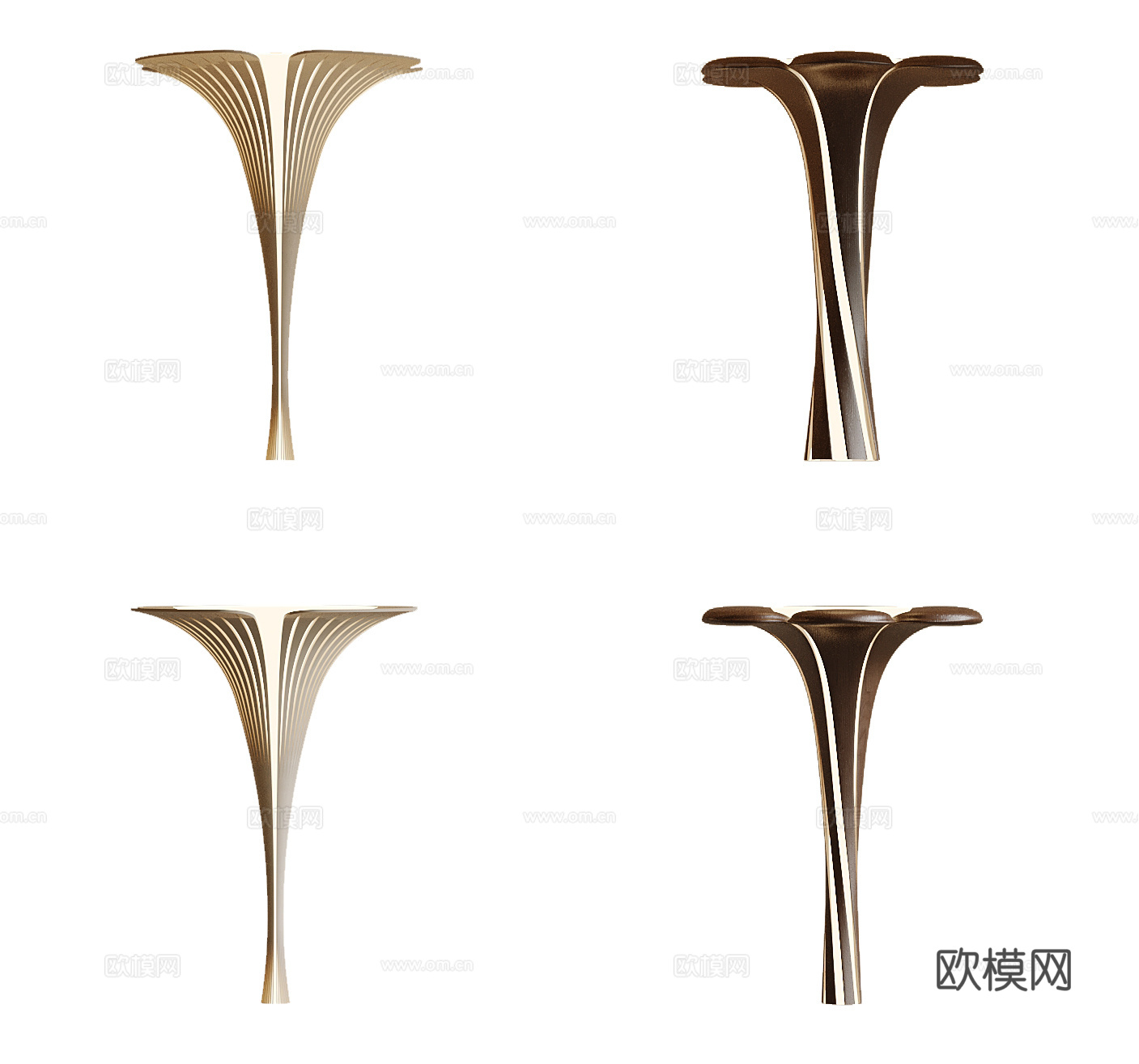 现代柱子 异形柱su模型