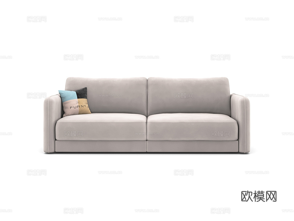The Furny 双人沙发3d模型下载（渲染图3）