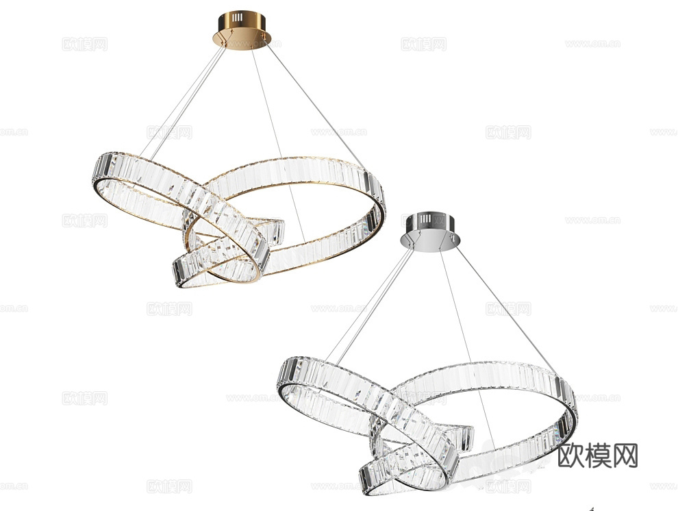 modelux 吊灯3d模型下载（渲染图2）