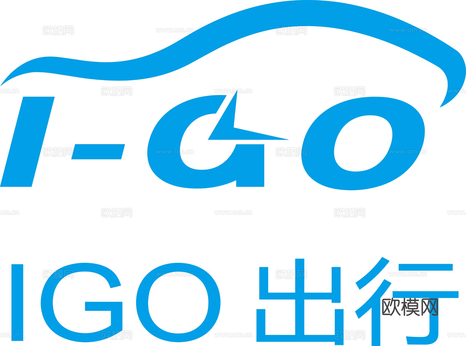 iGO出行，打车租车logo