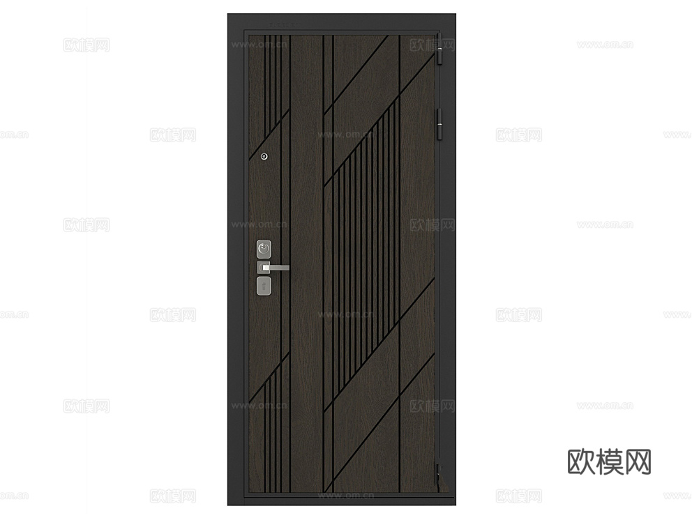 Guardian 防盗入户门3d模型下载（渲染图3）
