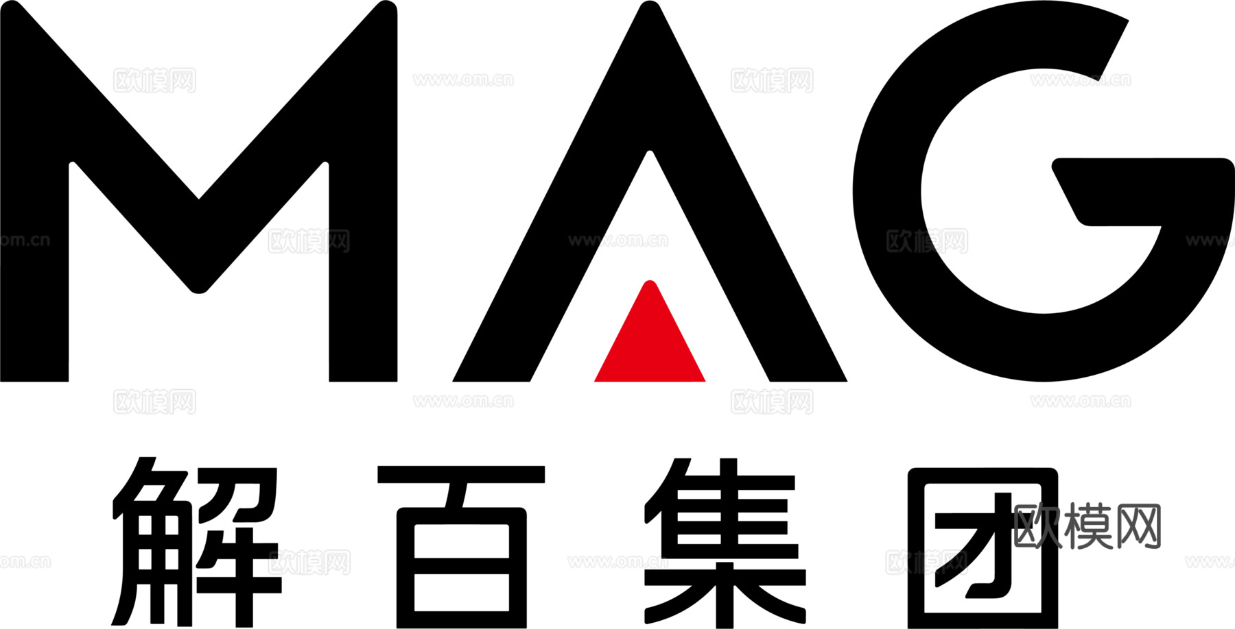 解百集团，购物中心logo，商标logo