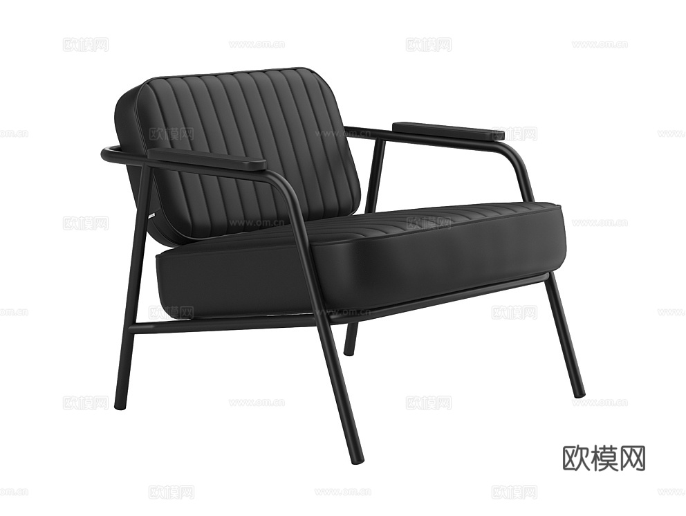 Stylistolrf 扶手椅 休闲椅3d模型下载（渲染图1）