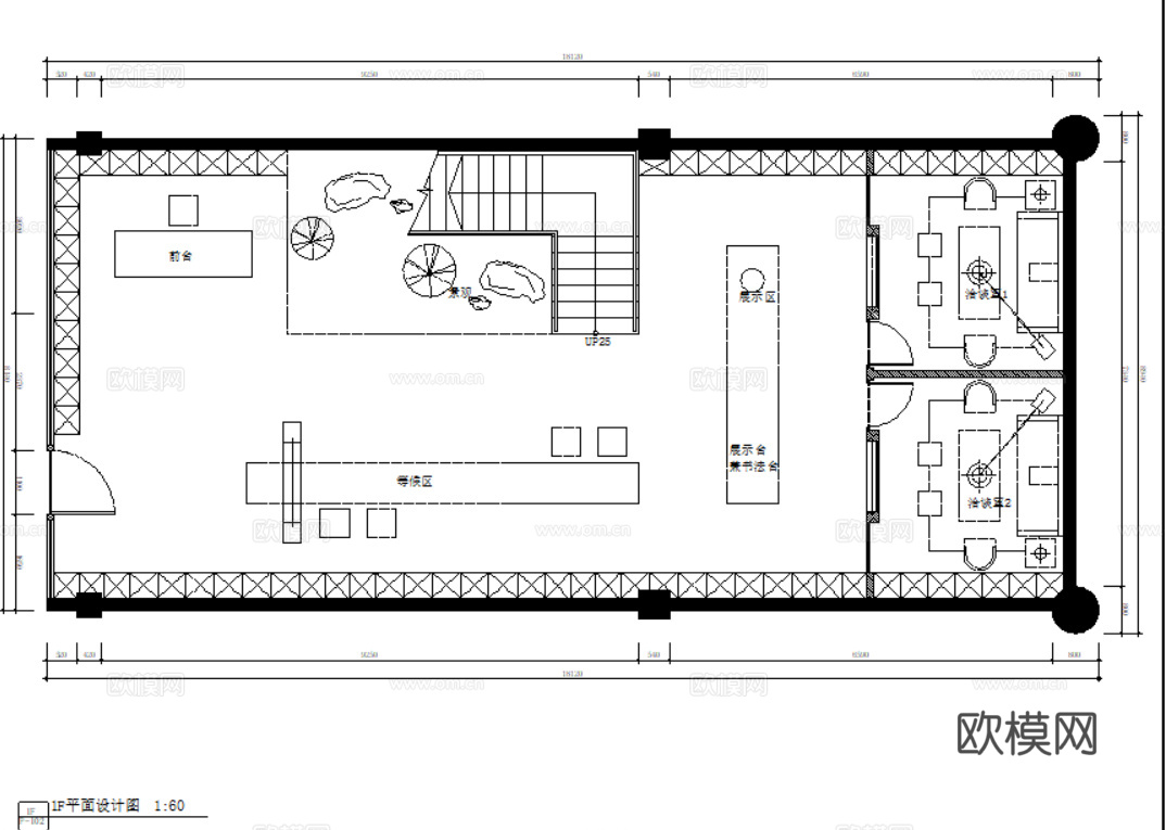 15套珠宝首饰古董饰品店cad施工图最新整理合集cad施工图