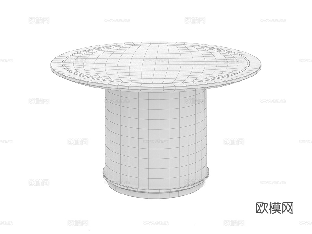 LoftDesigne 餐桌3d模型下载（渲染图2）