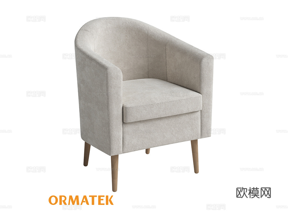 Ormatek 办公沙发3d模型下载（渲染图1）