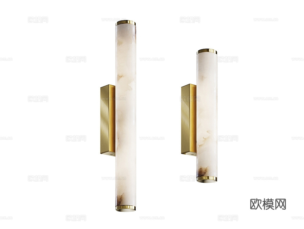 MODELUX 大理石壁灯3d模型下载