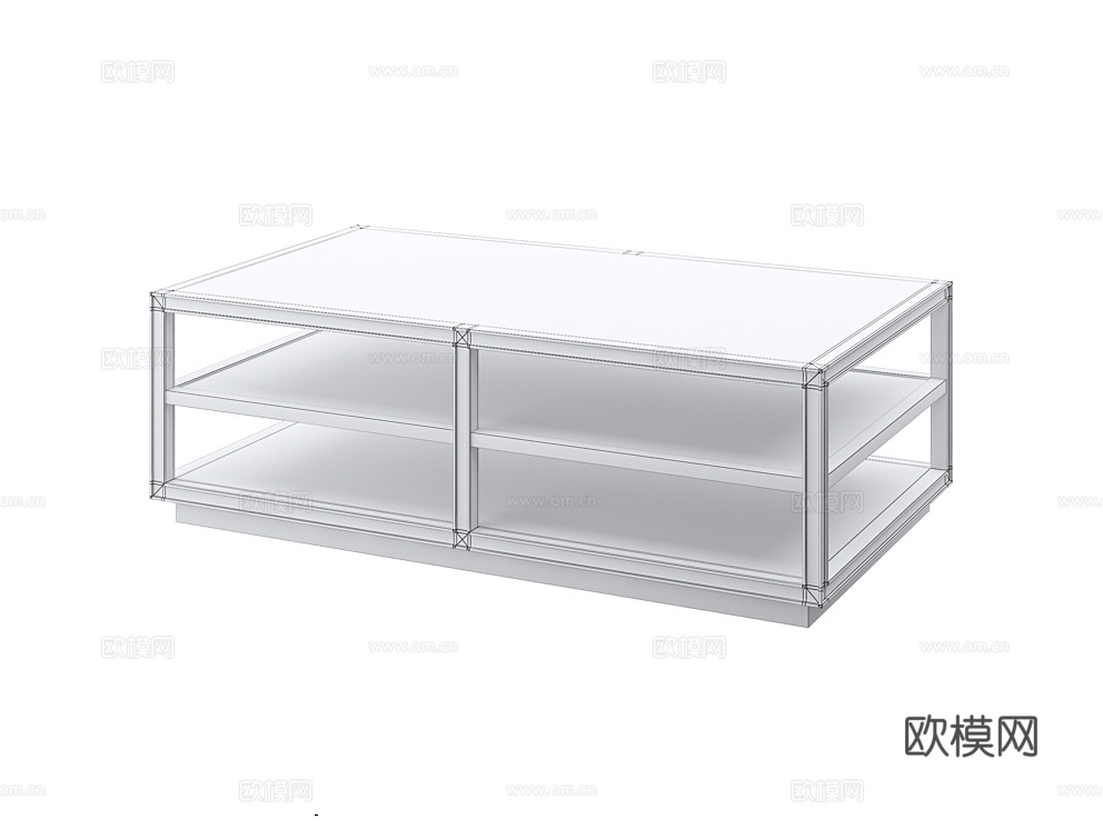 LoftDesigne 茶几3d模型下载（渲染图2）