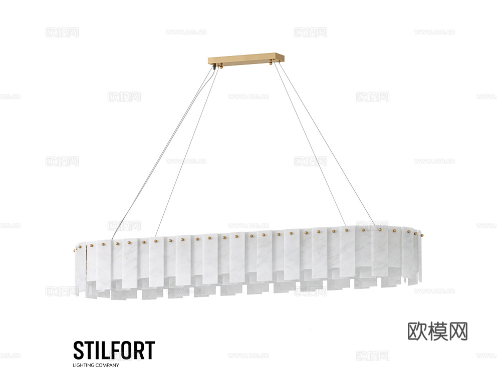 Stilfort 轻奢吊灯3d模型下载（渲染图3）