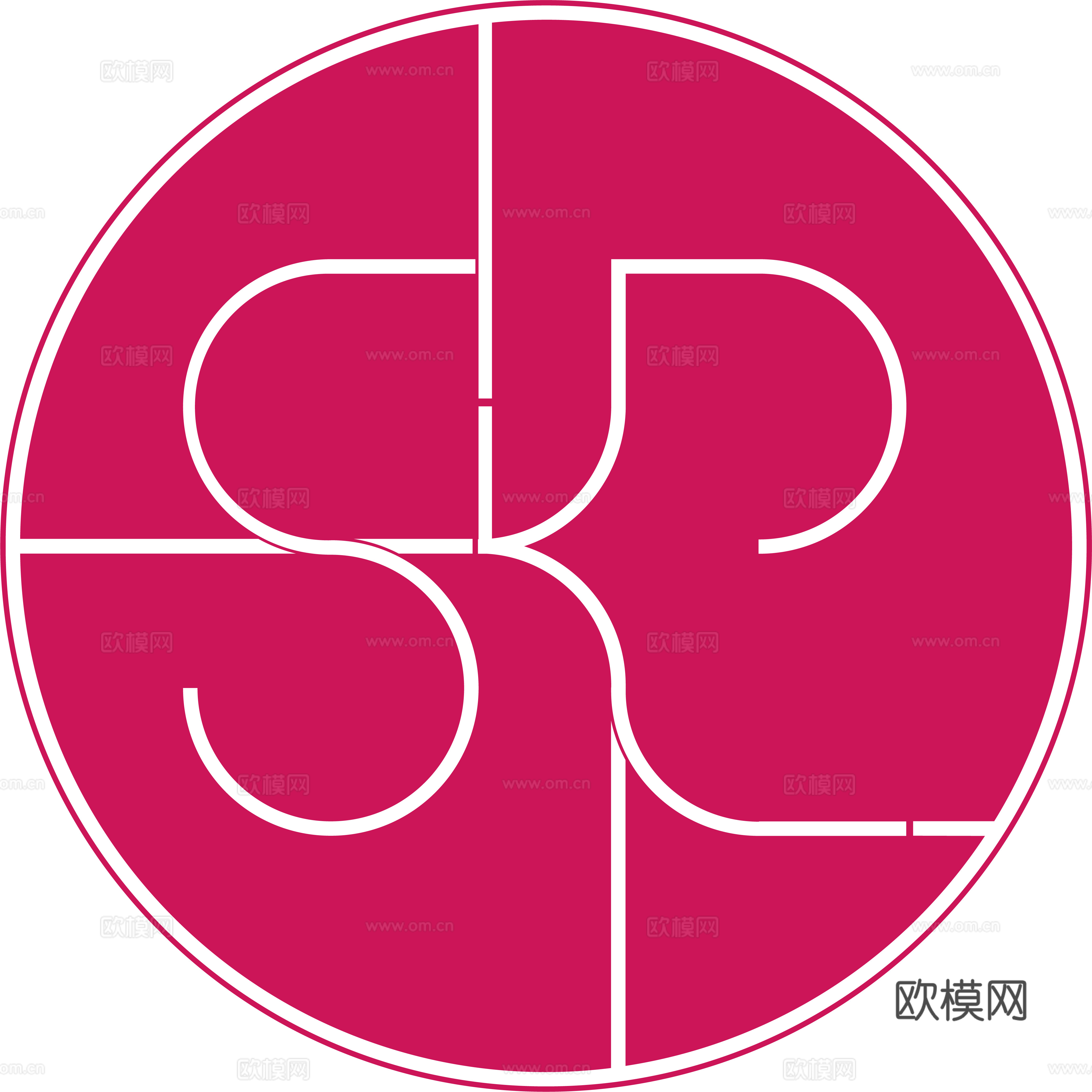 SKP商场，购物中心logo，商标logo