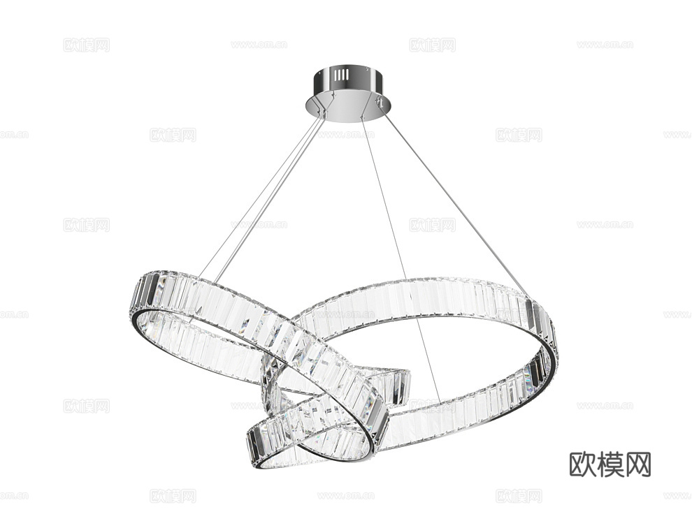 modelux 吊灯3d模型下载（渲染图1）