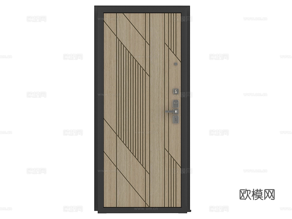 Guardian 防盗入户门3d模型下载（渲染图2）