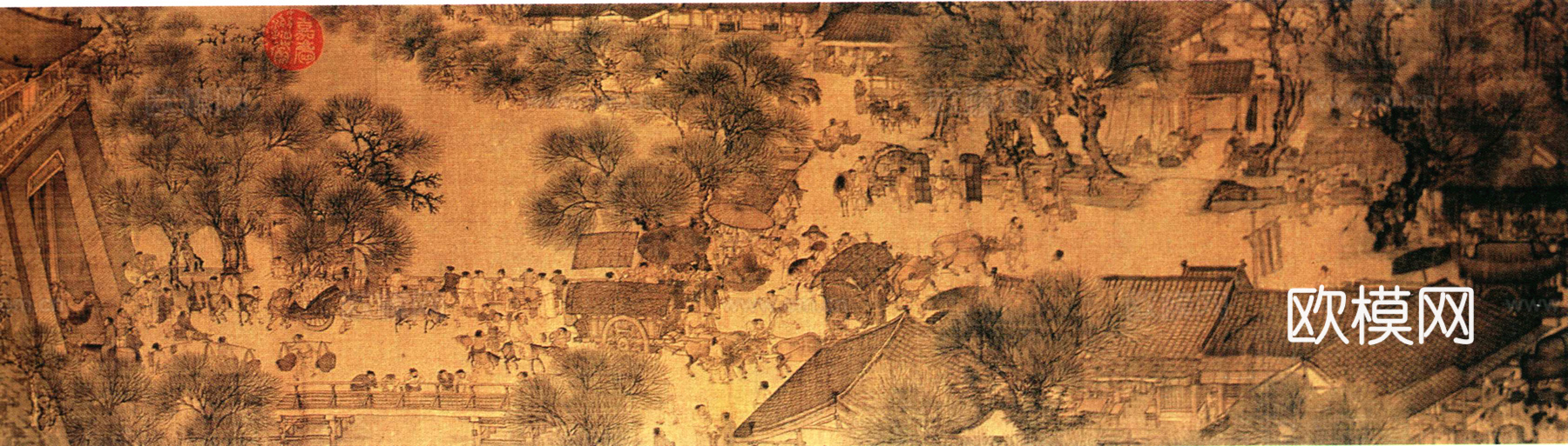 中式新中式挂画壁画字画山水花鸟背景墙壁纸装饰画油画