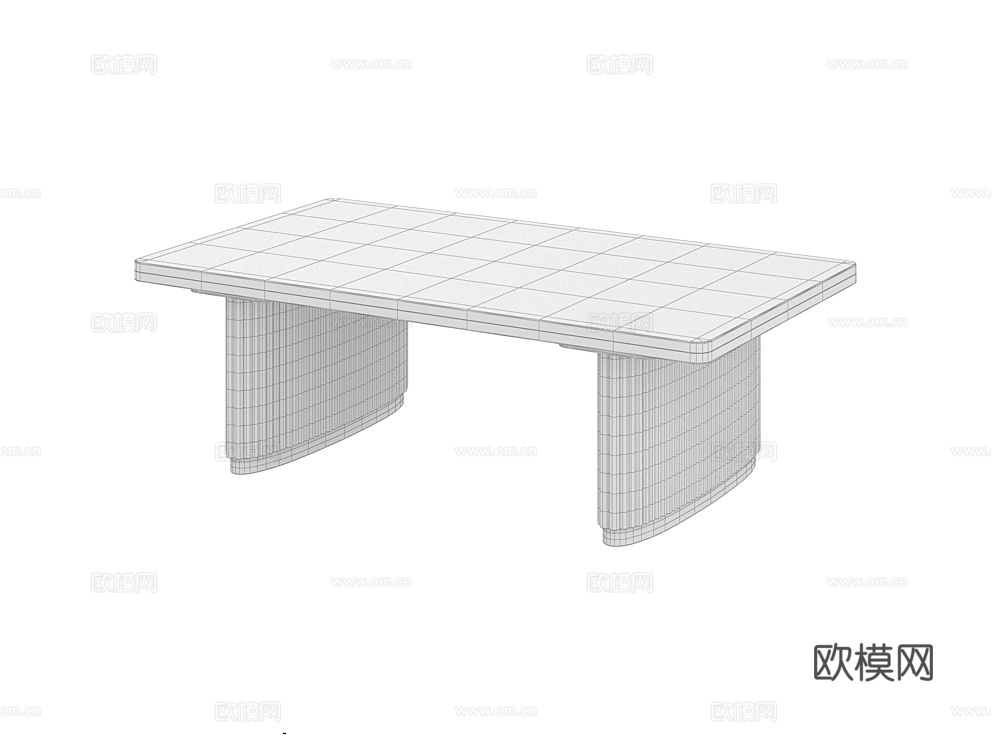 LoftDesigne 餐桌3d模型下载（渲染图3）