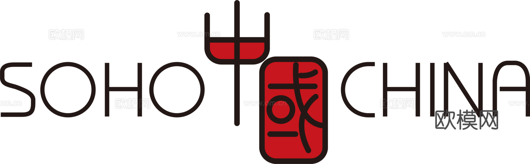 SOHO中国，房地产商logo