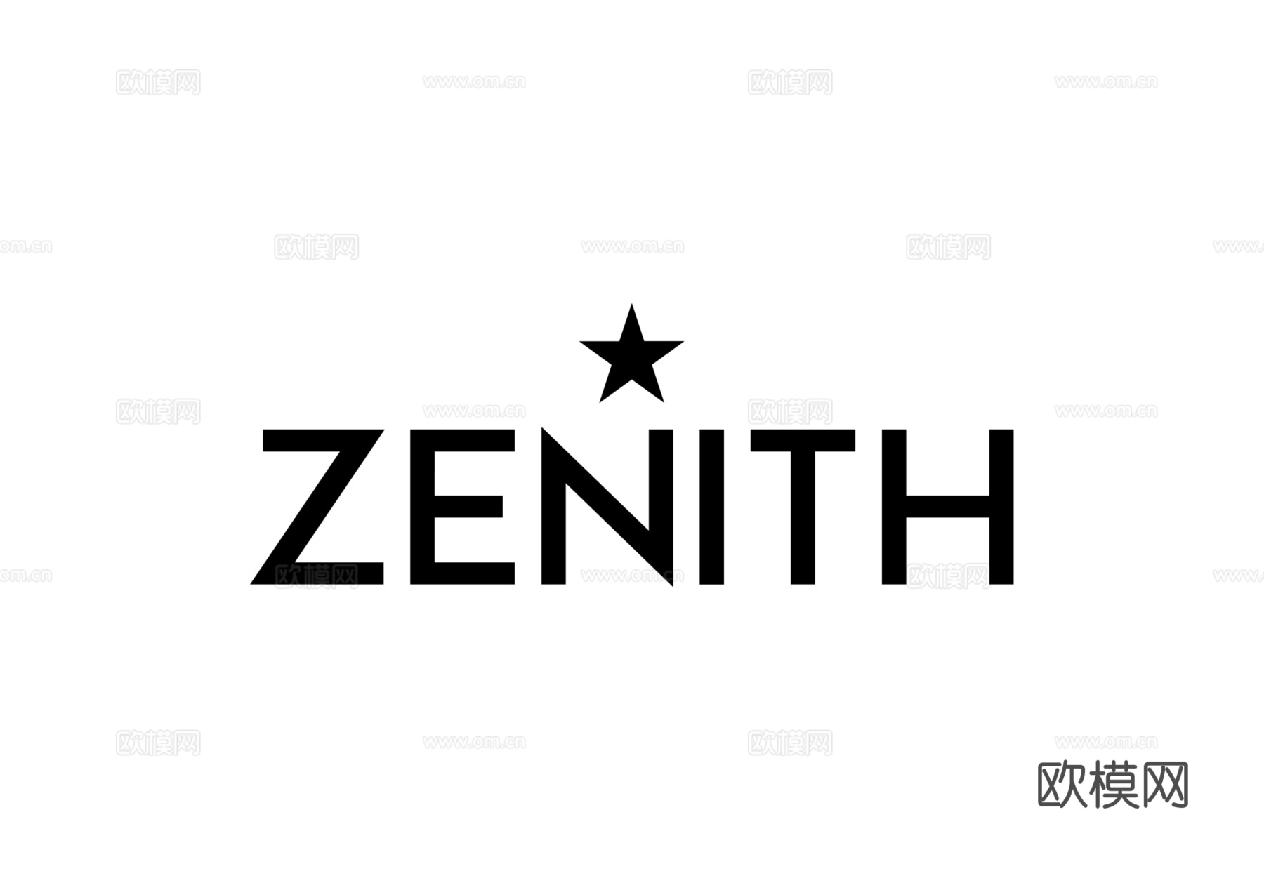 ZENITH真力时，时尚大牌LOGO-奢侈品LOGO