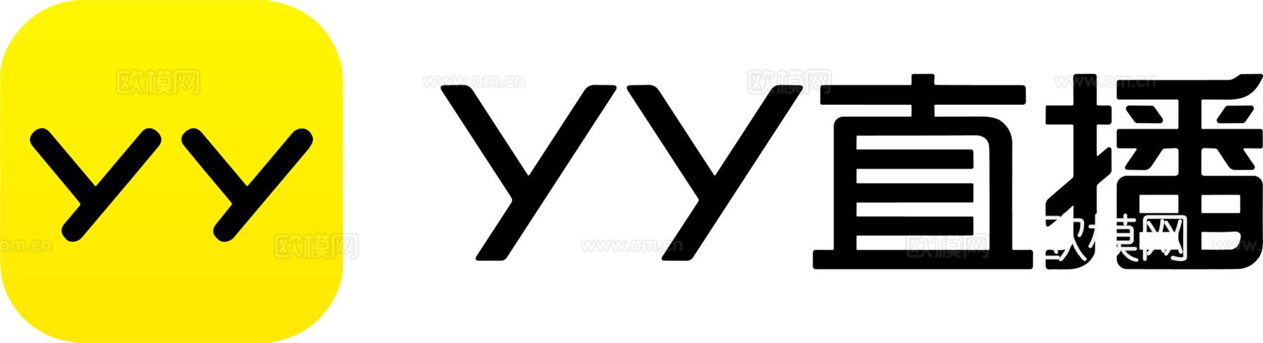 YY直播，社交平台logo