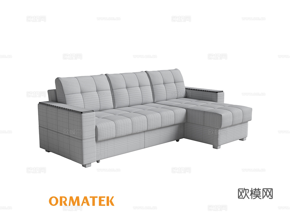 Ormatek 变形沙发床3d模型下载（渲染图3）
