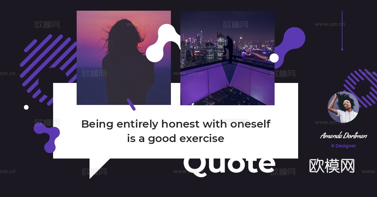 孟菲斯图文排版时尚创意广告海报58