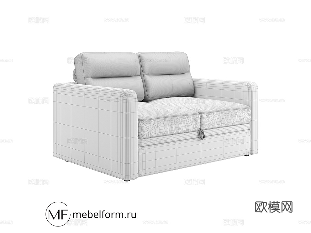 MEBELFORM 双人沙发床3d模型下载（渲染图5）