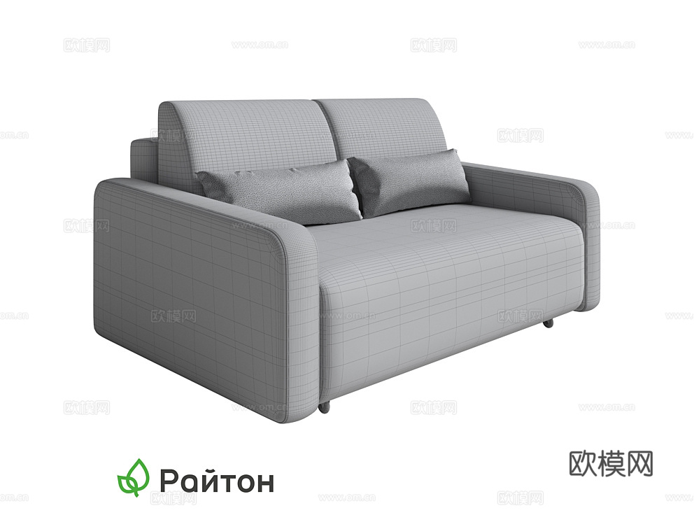 Raiton 沙发床3d模型下载（渲染图4）