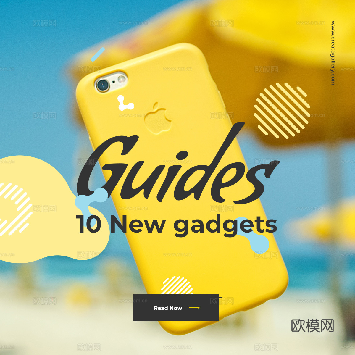 孟菲斯图文排版时尚创意广告海报33