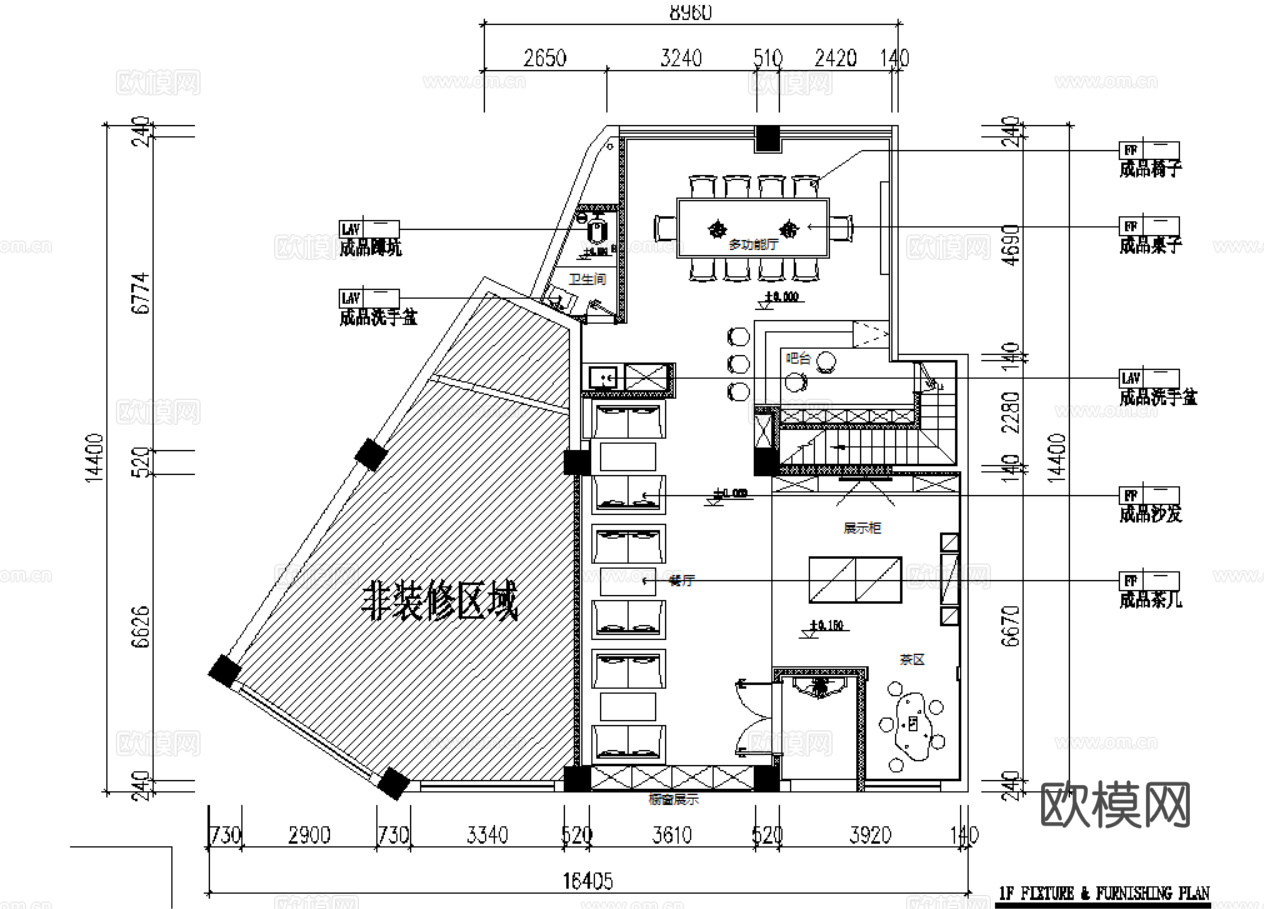 15套珠宝首饰古董饰品店cad施工图最新整理合集cad施工图