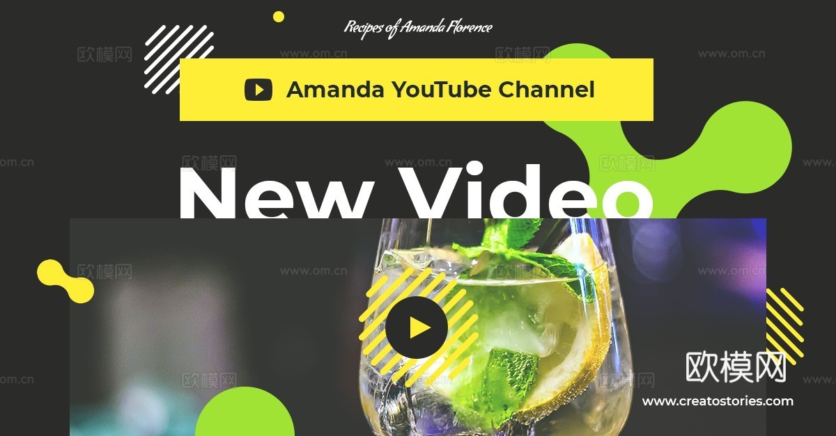 孟菲斯图文排版时尚创意广告海报18