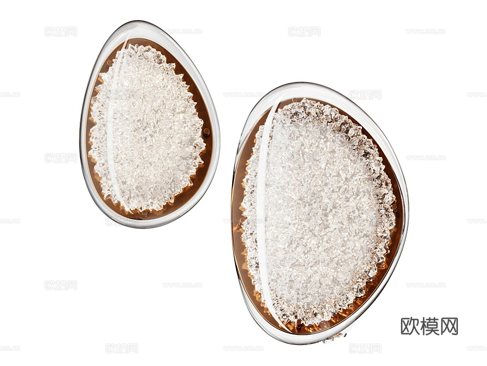 MODELUX 奢华壁灯3d模型下载（渲染图1）