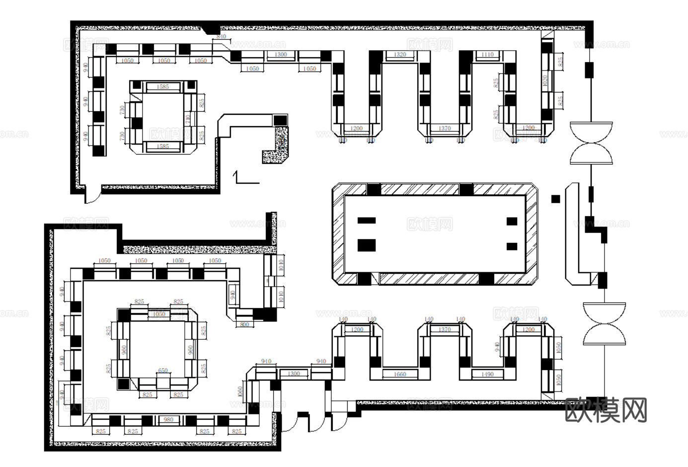 15套珠宝首饰古董饰品店cad施工图最新整理合集cad施工图