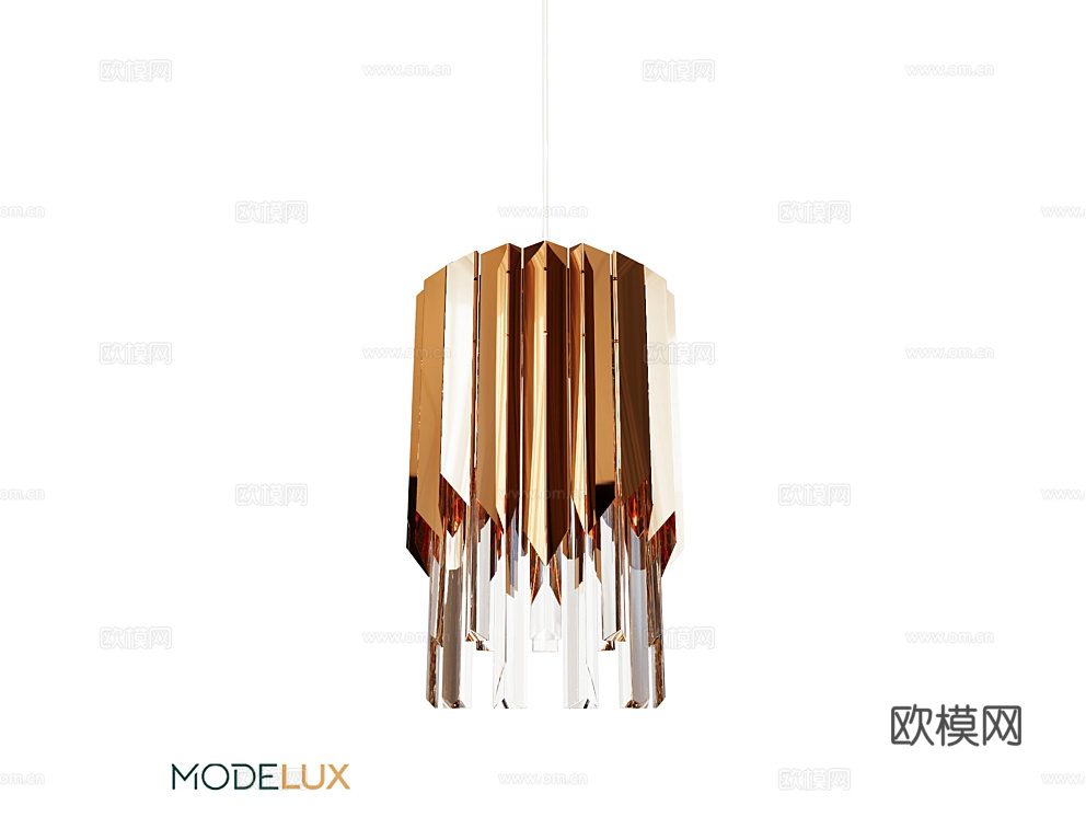 modelux 奢华吊灯3d模型下载（渲染图3）
