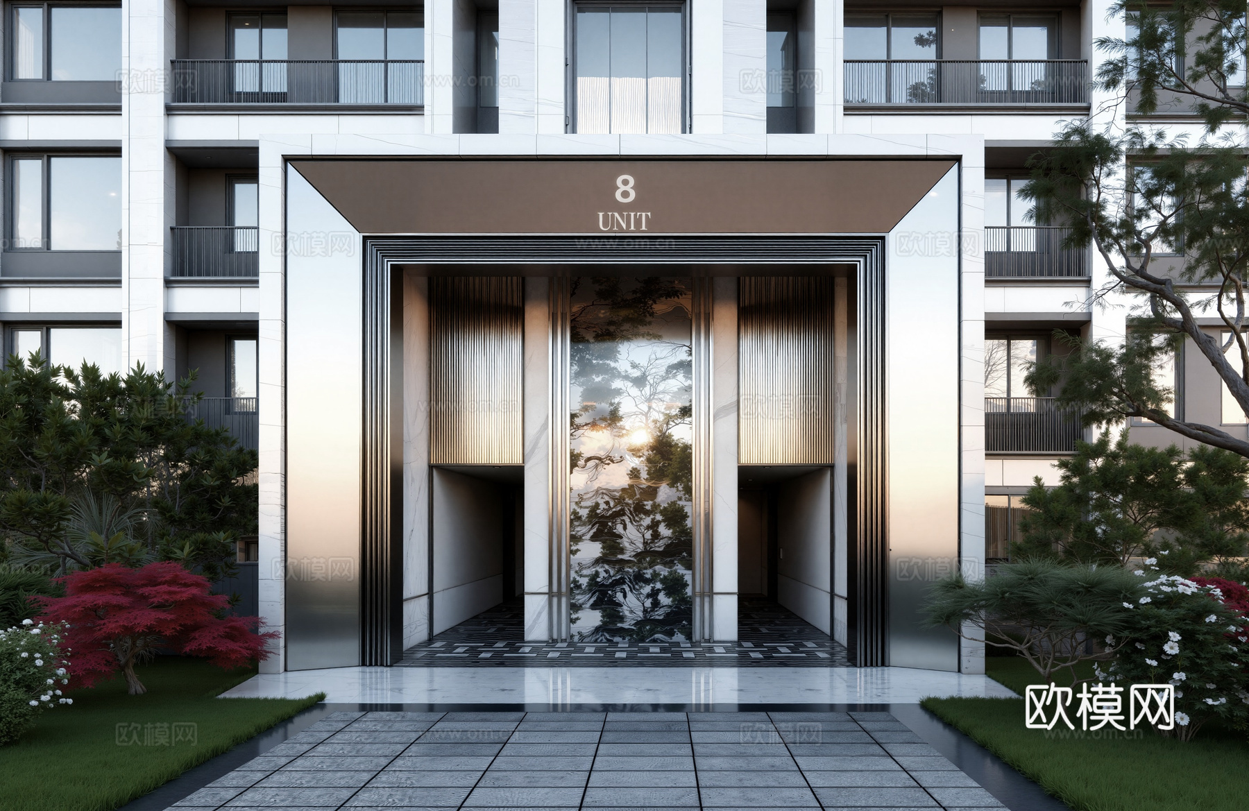 住宅门头su模型