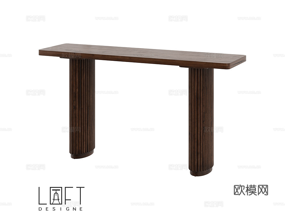 LoftDesigne 背几 端景台3d模型下载（渲染图1）