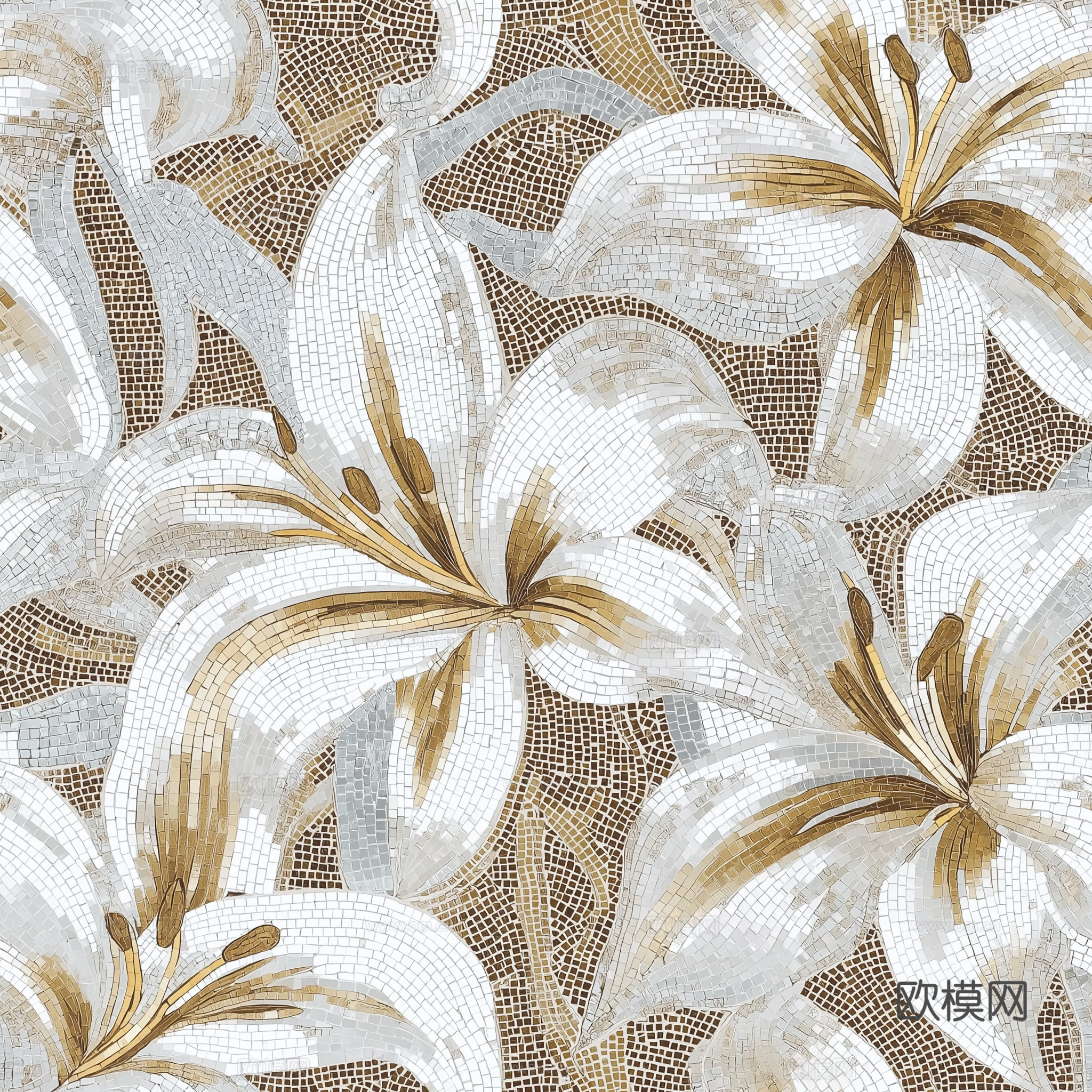 中式古典马赛克拼花