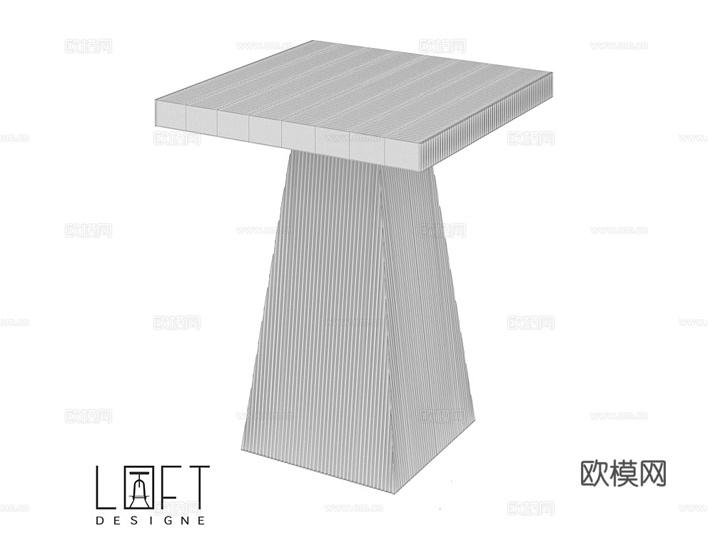 LoftDesigne 角几3d模型下载（渲染图2）