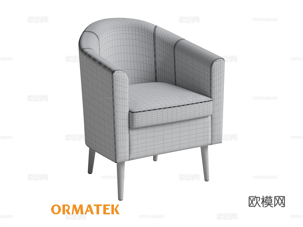 Ormatek 办公沙发3d模型下载（渲染图2）