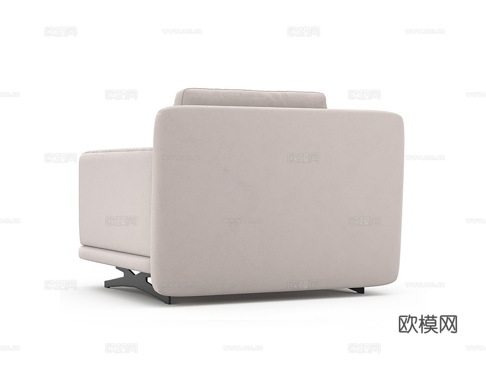 The Furny 单人沙发3d模型下载（渲染图2）