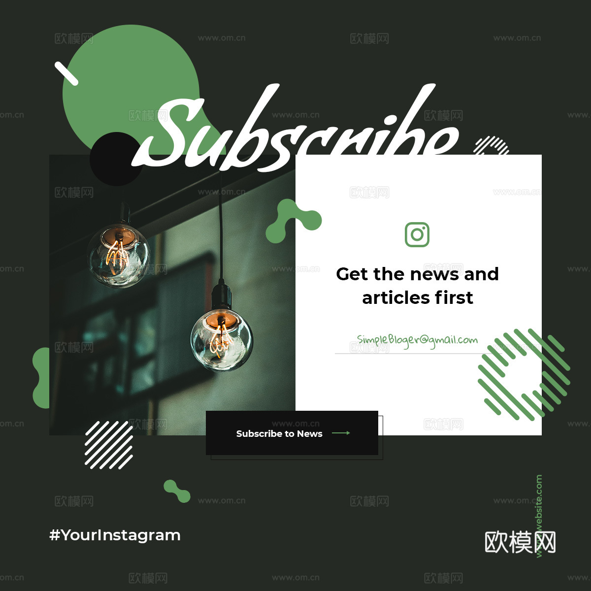 孟菲斯图文排版时尚创意广告海报52