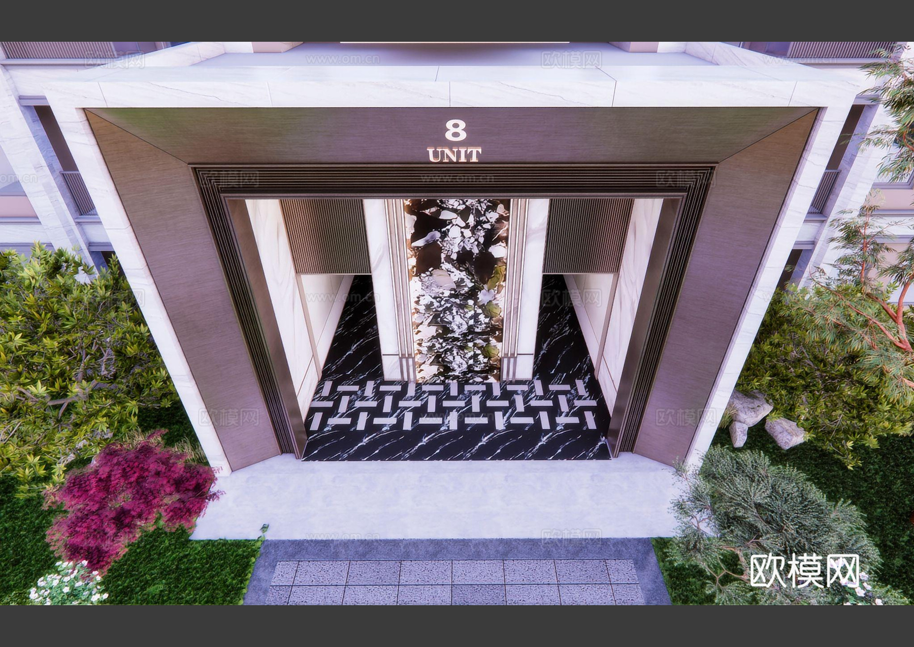 住宅门头su模型