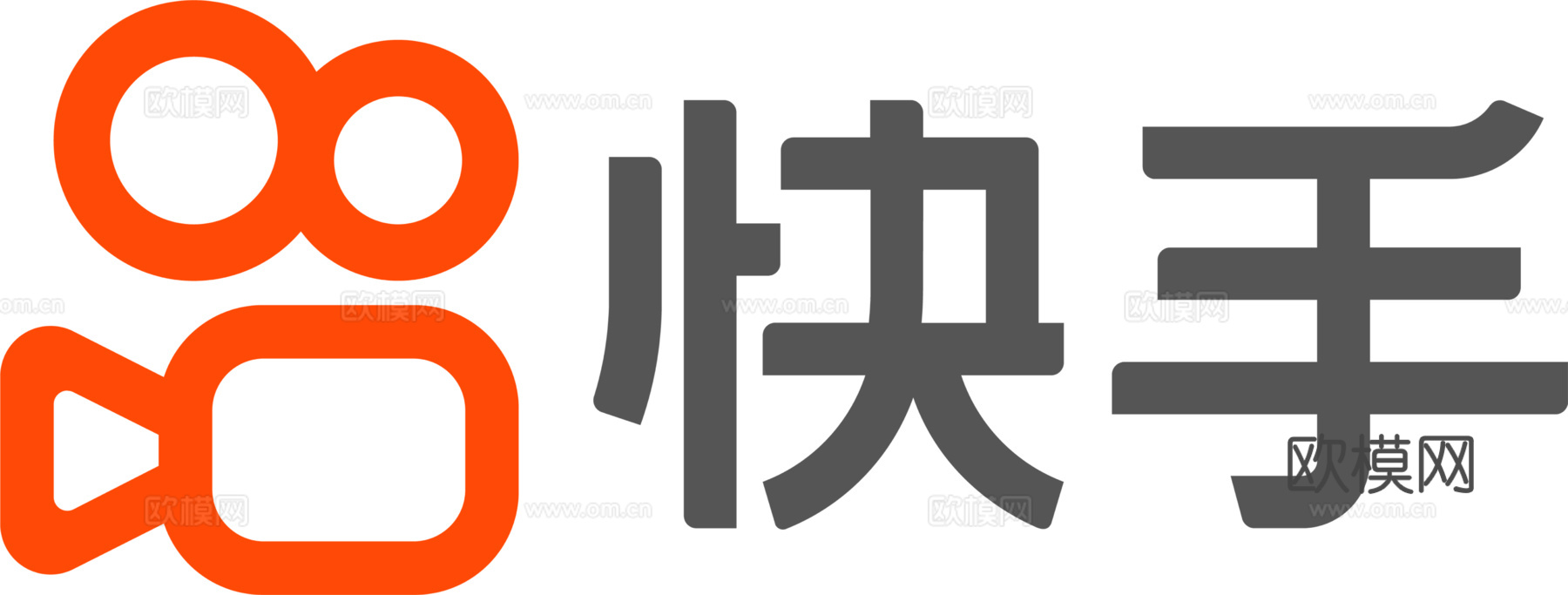 快手，社交平台logo