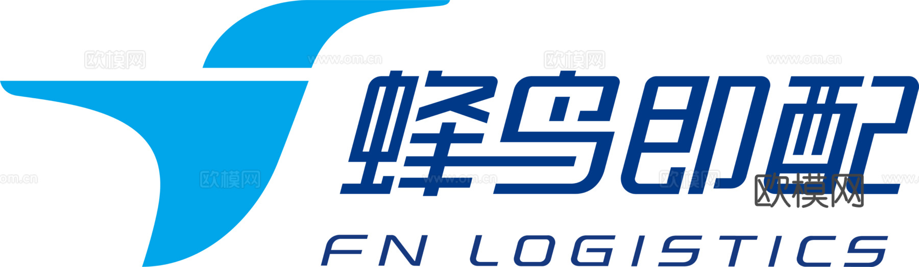 蜂鸟即配2，电商平台logo