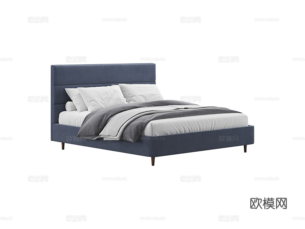 MEBELFORM 双人床3d模型下载（渲染图1）