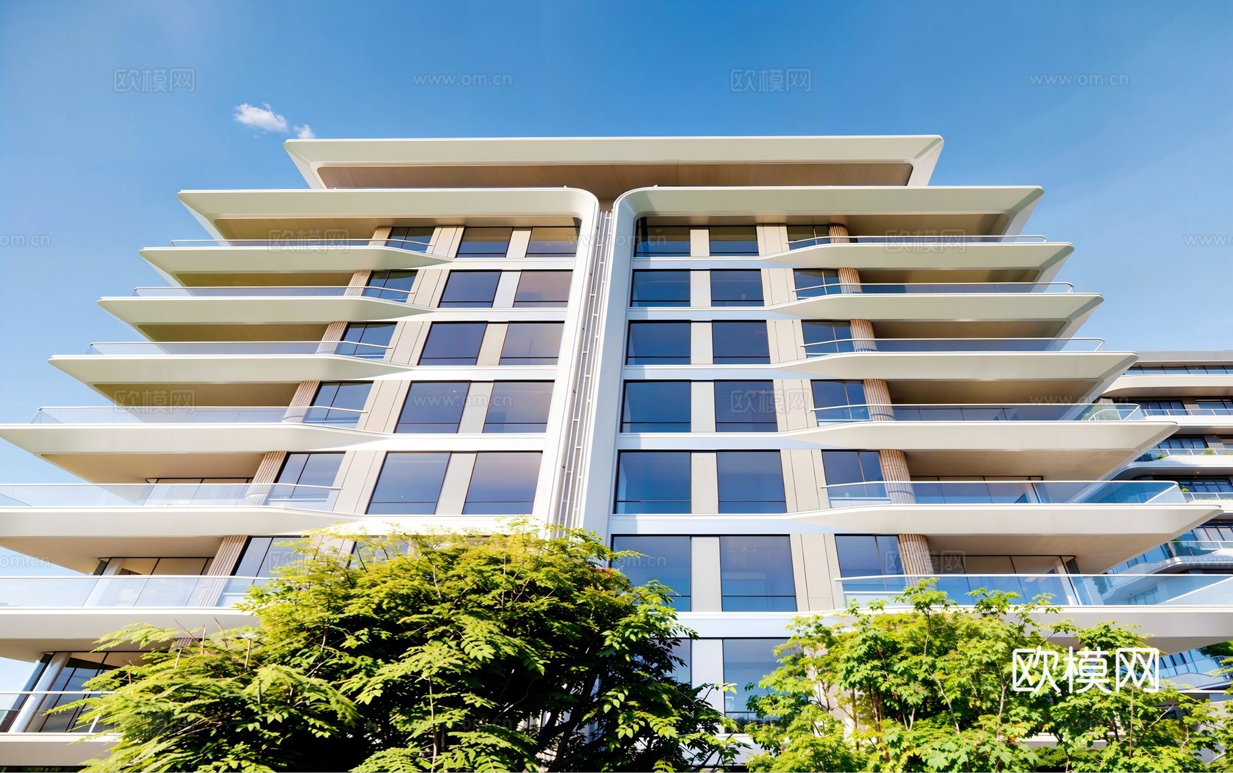 多层住宅 花园洋房su模型