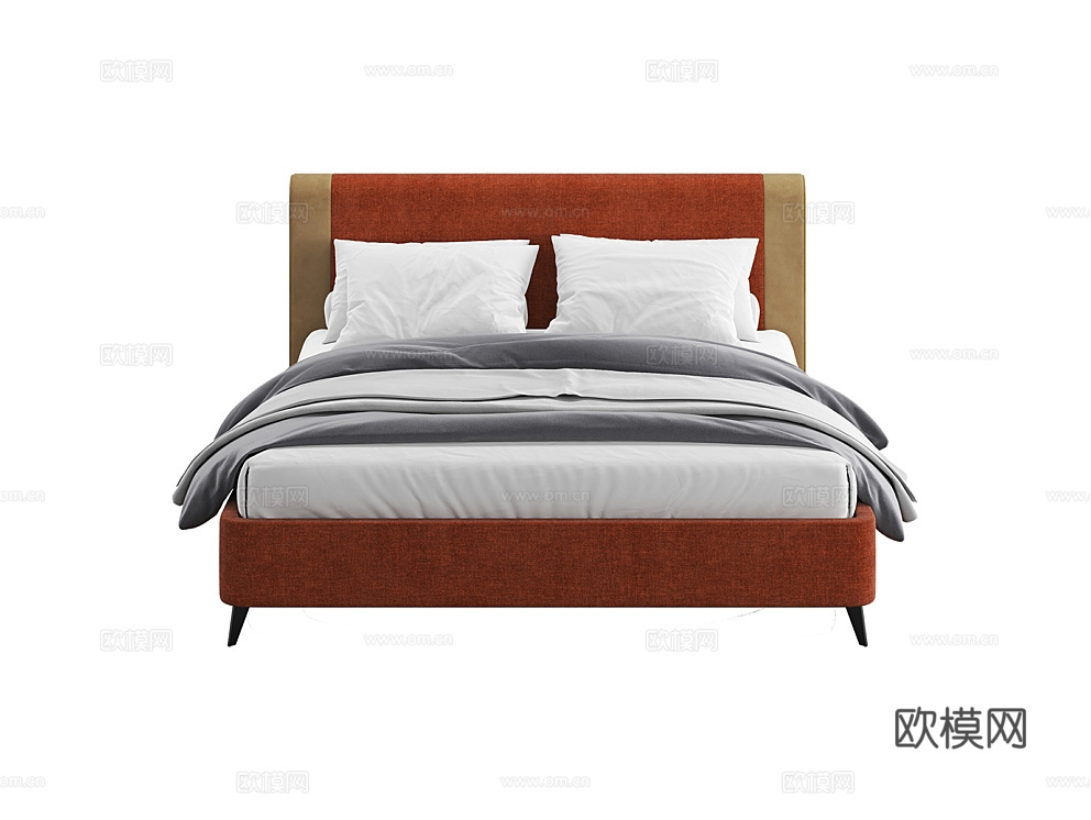 MEBELFORM 双人床3d模型下载（渲染图2）
