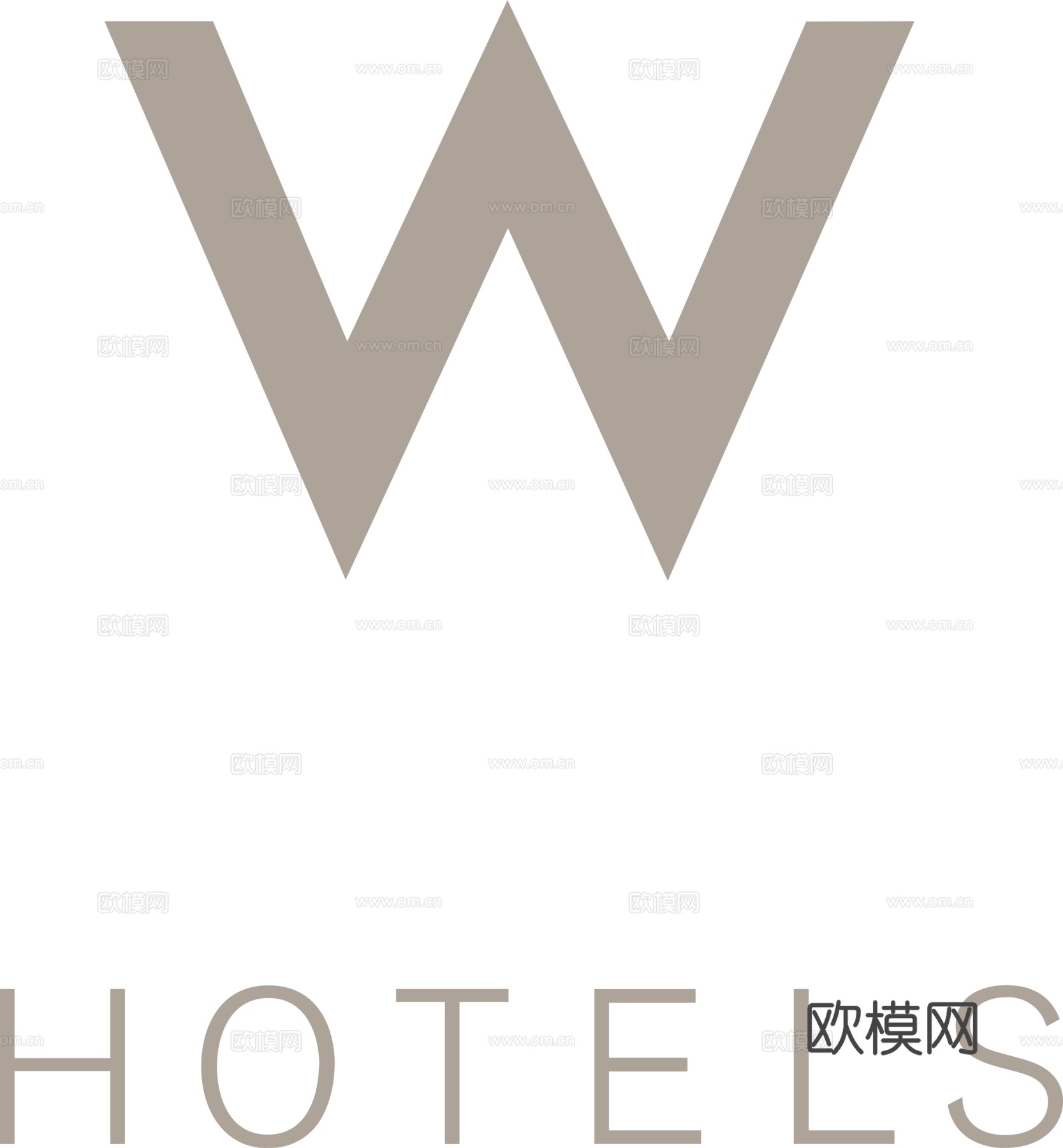 W酒店，酒店旅馆logo