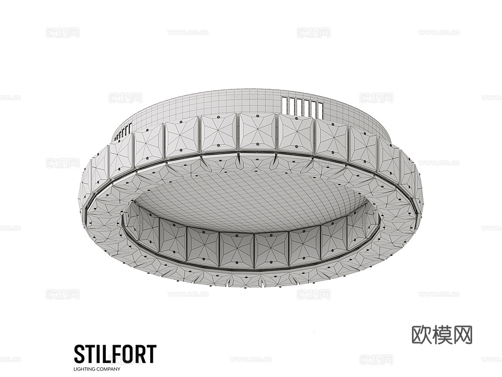 Stilfort 奢华吸顶灯3d模型下载（渲染图2）